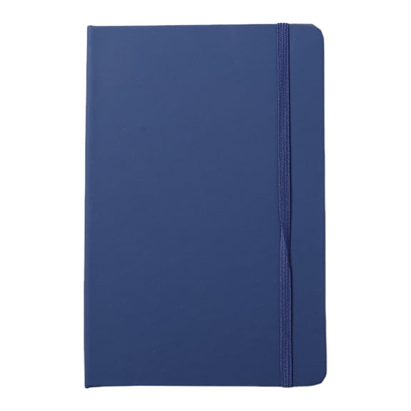 VKLU A5 Executive Journal, Sturdy Binding Hardcover Notebook with Ribbon Bookmark & Inner Pocket, High-Quality 100GSM Thick Paper for Smooth Writing, Navy Blue