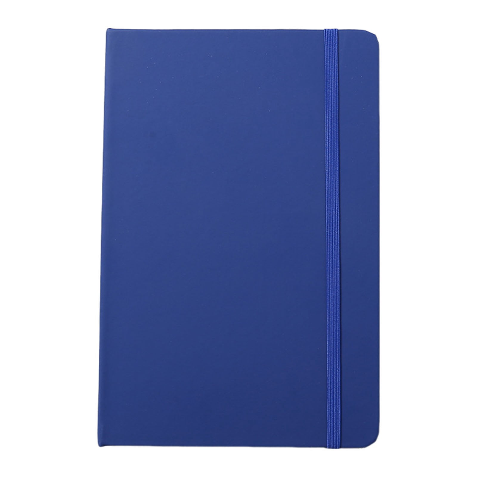 VKLU A5 Professional Notebook, Premium Soft Leather Writing Journal with Elastic Closure, 180° Flat-Lay Lined Diary for Daily Planning & Task Tracking, Classic Blue