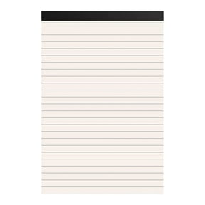 VKLU A5 Writing Pad, 80 Sheets Ruled Legal Pad with Perforated Pages, Thick Paper Notepad for Daily To-Do Lists and Note-Taking, Makeup Organizers