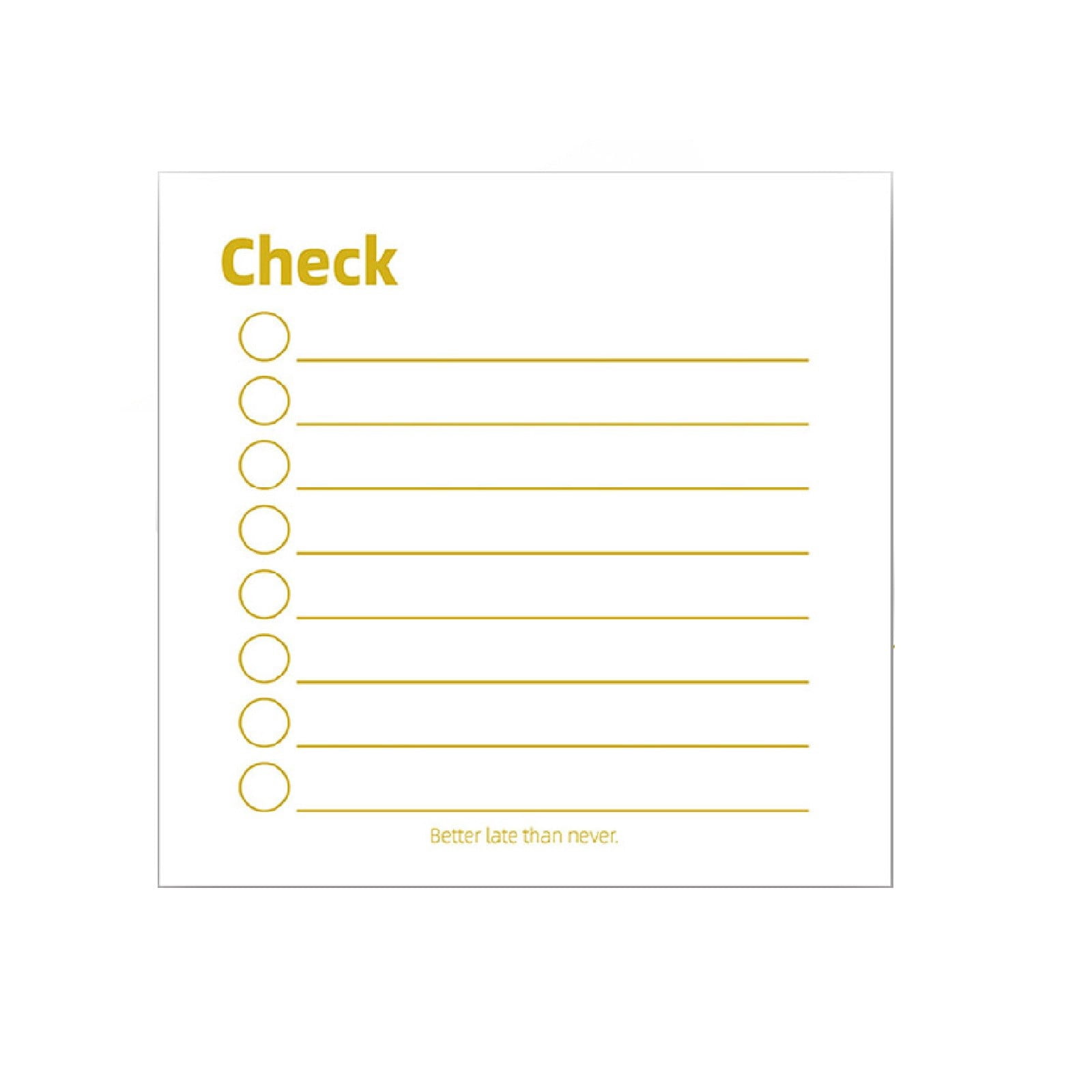 VKLU Checklist Sticky Notes Grid, 2.95x2.95 Habit Tracker Self-Stick ...