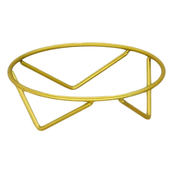 VKLU Gold Metal Ball Display Stand, Elegant Ball Holder for Autographed Basketball & Football, Decorative Sports Ball Base for Home & Office