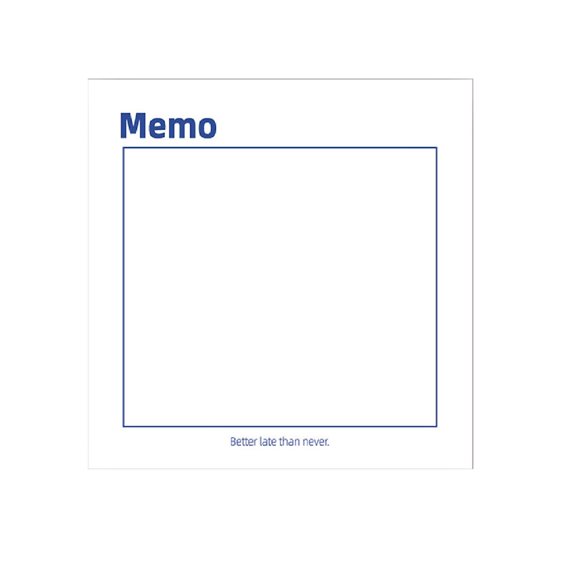 VKLU Memo Box Sticky Notes, 2.95x2.95 Bordered Self-Stick Note Pads, 80g Thick Paper No Bleed Removable Message Pads for Cubicle Monitor Reminders