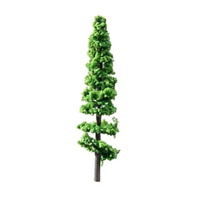 VKLU Resin Fir Tree Miniature Figurine, Evergreen Forest Scenery for Winter Dioramas and Fairy Gardens, Small Weatherproof Landscape Decor