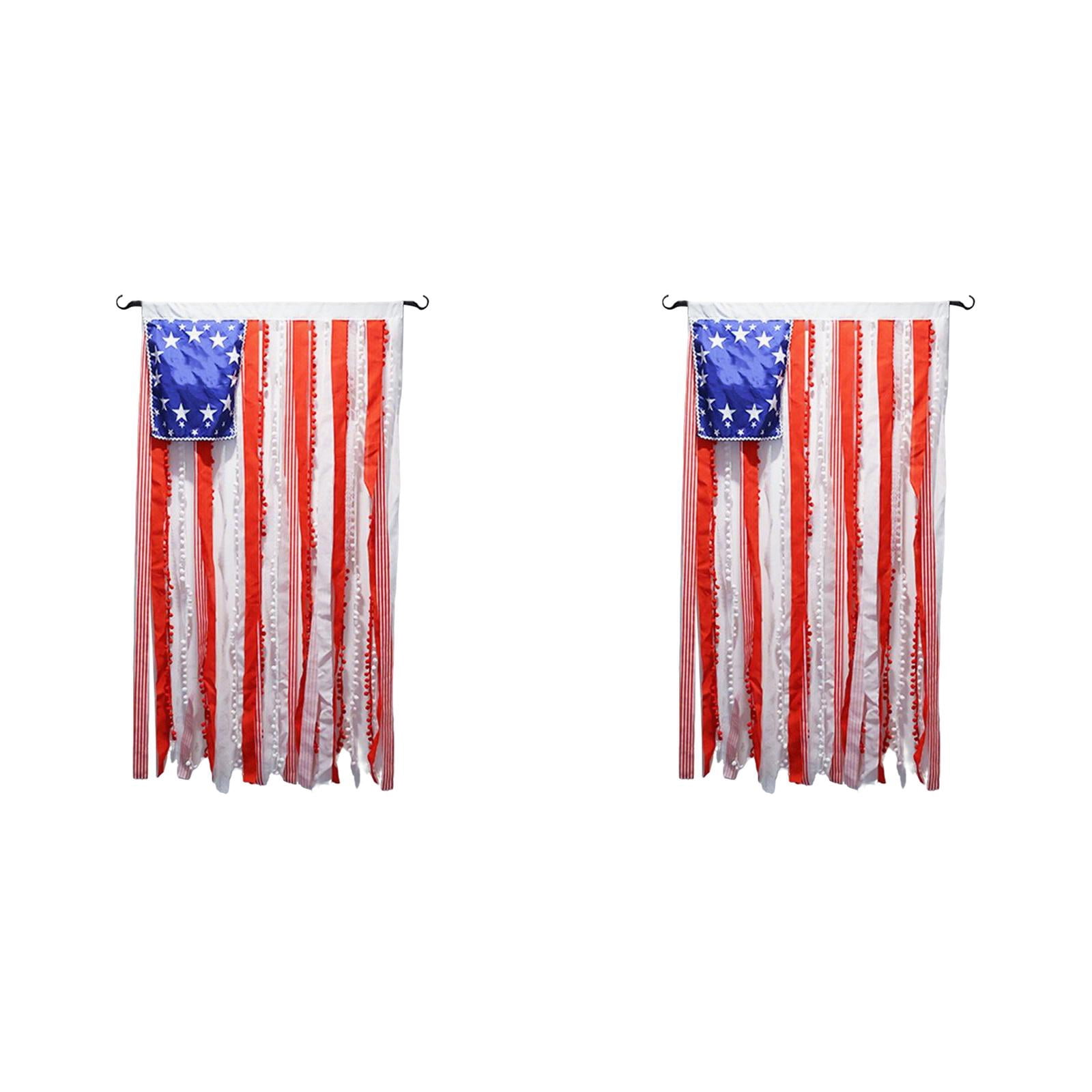 Large Rag Flag VKLU Rustic Americana Rag Flag, 50