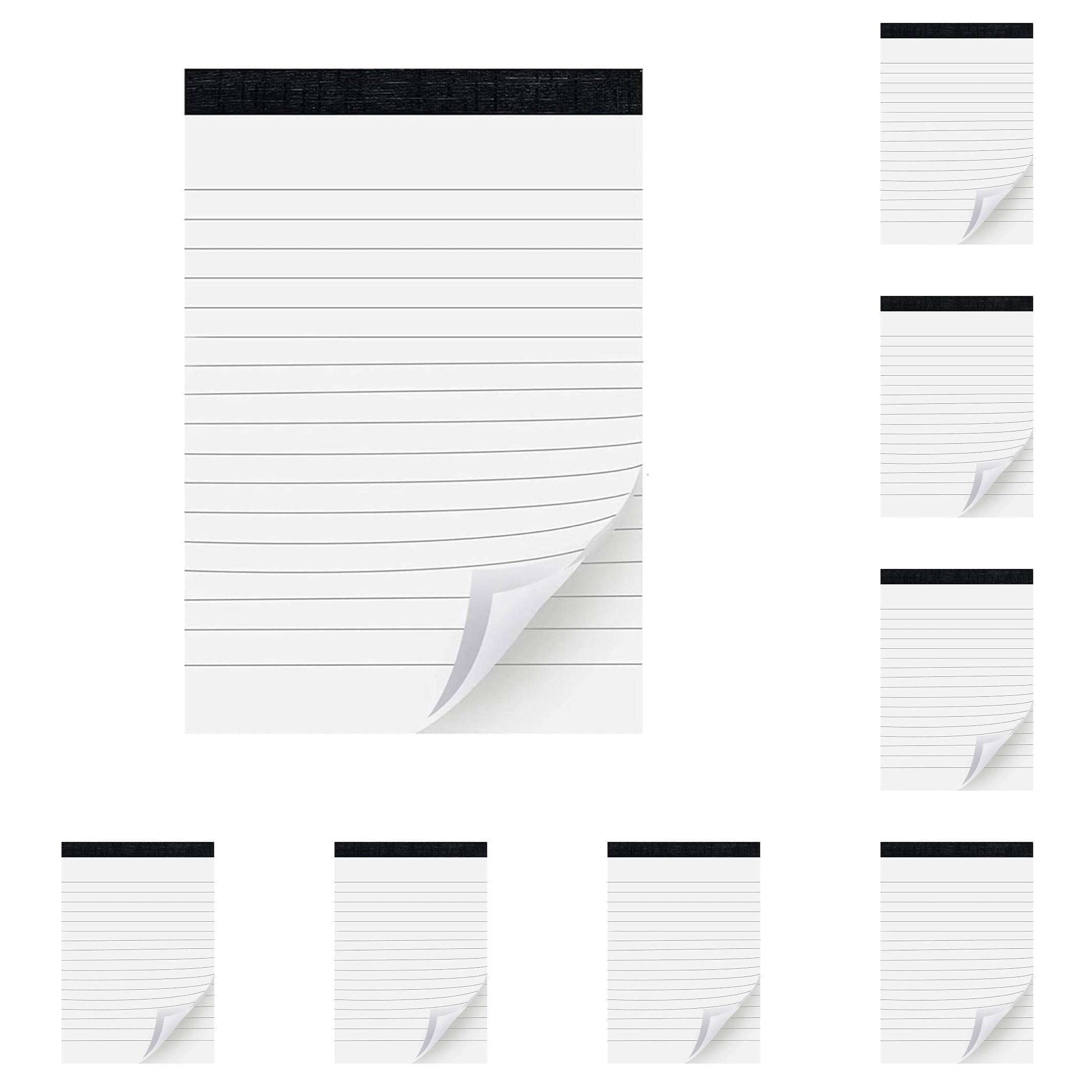 VKLU Small Note Pads 8 Pack, 3x5 Inch Pocket Memo Pads with Hardback ...