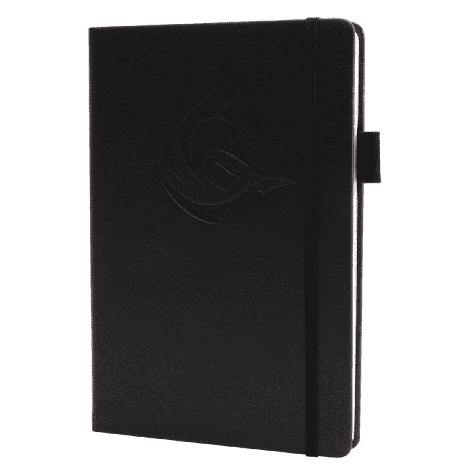 VKLU Weekly Planner A5 Professional Notebook, Premium Leather Cover Daily Work Organizer for Meetings and Time Management, Ink-Proof Paper Journal for Business and Personal Use, Black