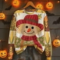 thumbnail image 1 of VKOYWKM Crew Neck Sweatshirts Women Thanksgiving Sweatshirt Long Sleeve Oversized Sweatshirt Funny Thanksgiving Pumpkin Graphic Pullover Fall Blessed Sweatshirts, 1 of 10