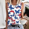 thumbnail image 1 of VKOYWKM Summer Tank Tops Women 4th of July Independence Day Graphic Tank Shirts Sleeveless Crewneck Patriotic Tops, 1 of 5
