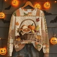 thumbnail image 1 of VKOYWKM Sweatshirts for Women Trendy Thanksgiving Graphic Sweatshirts Crewneck Long Sleeve Fall Sweatshirt Vintage Thanksgiving Pullover Sweatshirts, 1 of 10
