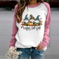 thumbnail image 1 of VKOYWKM Thanksgiving Sweatshirts for Women Vintage Thankful Graphic Crewneck Sweatshirt Color Block Raglan Long Sleeve Pullover Tops, 1 of 4