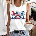 thumbnail image 1 of VKOYWKM Women's 4th of July Tank Tops Stars and Stripes Graphic Tank Shirts Sleeveless Crew Neck Shirts Patriotic Independence Day Clothes, 1 of 3