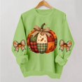 thumbnail image 1 of VKOYWKM Women's Fall Thanksgiving Sweatshirt Pumpkin Graphic Crewneck Long Sleeve Pullover Top, 1 of 5