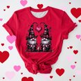 thumbnail image 1 of VKOYWKM Women's Valentine's Tshirts Cute Love Heart Print T-Shirts Short Sleeve Loose Fit Holiday Tops Spring T-Shirt Casual Crew Neck Romantic Valentine T-Shirts, 1 of 5