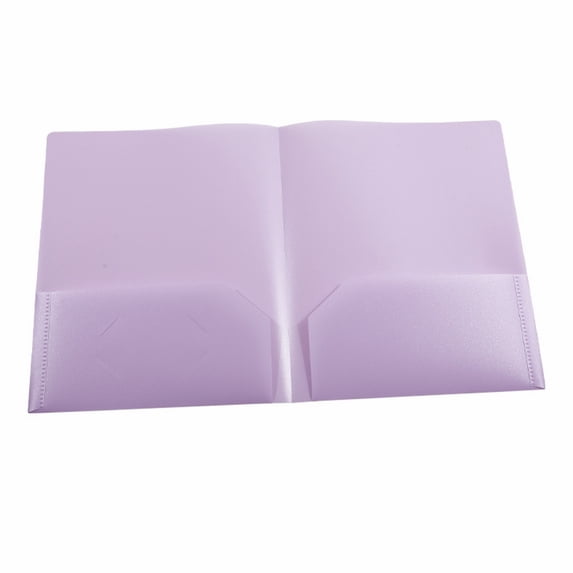 VKQNRGS 1Pc Plastic Document Folders with Dual Pockets, Rugged Poly Material Twin Pocket Folder Equipped with Card Slot for Binder Application, Multipurpose Organizer for Office, S-chool