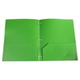 thumbnail image 1 of VKQNRGS 1Pc Pocket Folders with Prongs & Card Slot, 2 Pocket Poly File Folders With 3 Metal Brad Fasteners, Smudge & Tear Resistant Document Organizer, Assorted Soft Shades For Household & Business, 1 of 8