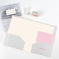 thumbnail image 1 of VKQNRGS Heavy Duty Plastic Pocket Folders, A4 Two Pocket Document Folder With Card Slot, Flexible Water Resistant Poly File Folder, 6 Assorted Pastel Tones For S-chool & Business, 1 of 4