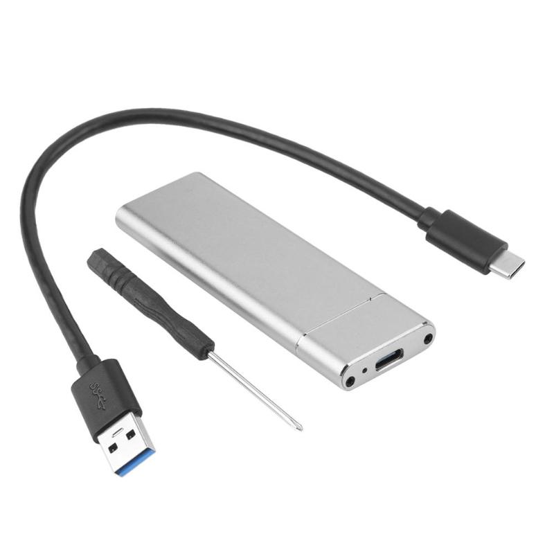 VKTECH M2 SSD Case USB 3.1 Type C to M.2 NGFF Adapter External Hard