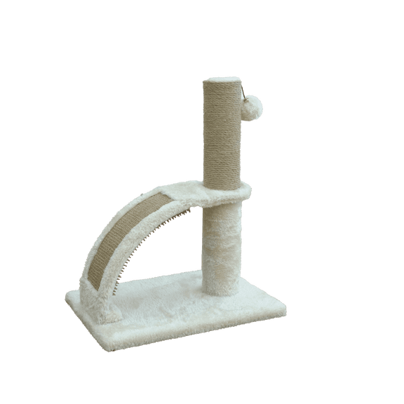 Vibrant Life 2-in-1 Cat Scratching Post, Beige