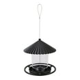 thumbnail interactive-video image 1 of Vibrant Life Hanging Hopper Bird Feeder, Black, 5 lb Capacity, 1 of 10