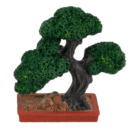 Vibrant Life Aquarium Decor, Bonsai Tree Ornament, 4.25" x 1.77" x 4.33"