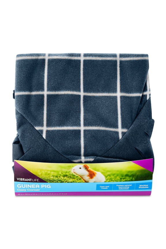 Grey Fleece Cozy Corner Small Animal Hideout