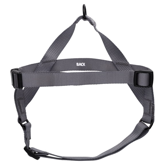 Vibrant Life Easy-On Dog Harness, Gray, Polyester, Medium