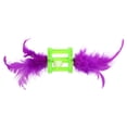 thumbnail image 1 of Vibrant Life Green and Purple Feather Rattle Cat Toy, 1 of 8