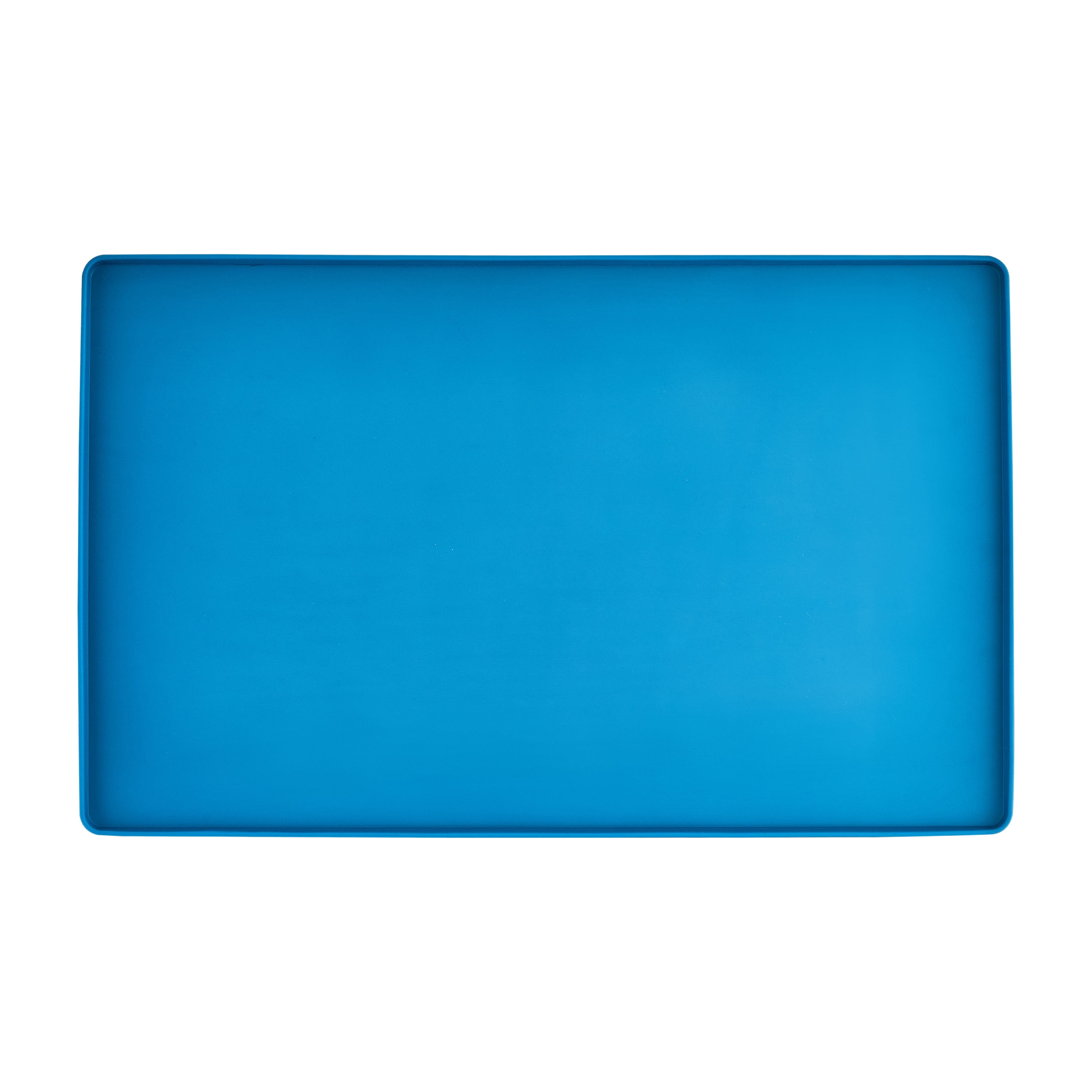 Vibrant Life Medium Silicone Pet Feeding Mat, Blue, 19" x 12"