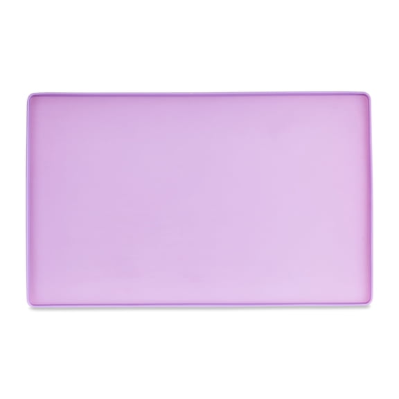 Vibrant Life Medium Silicone Pet Feeding Mat, Purple, 19" x 12"