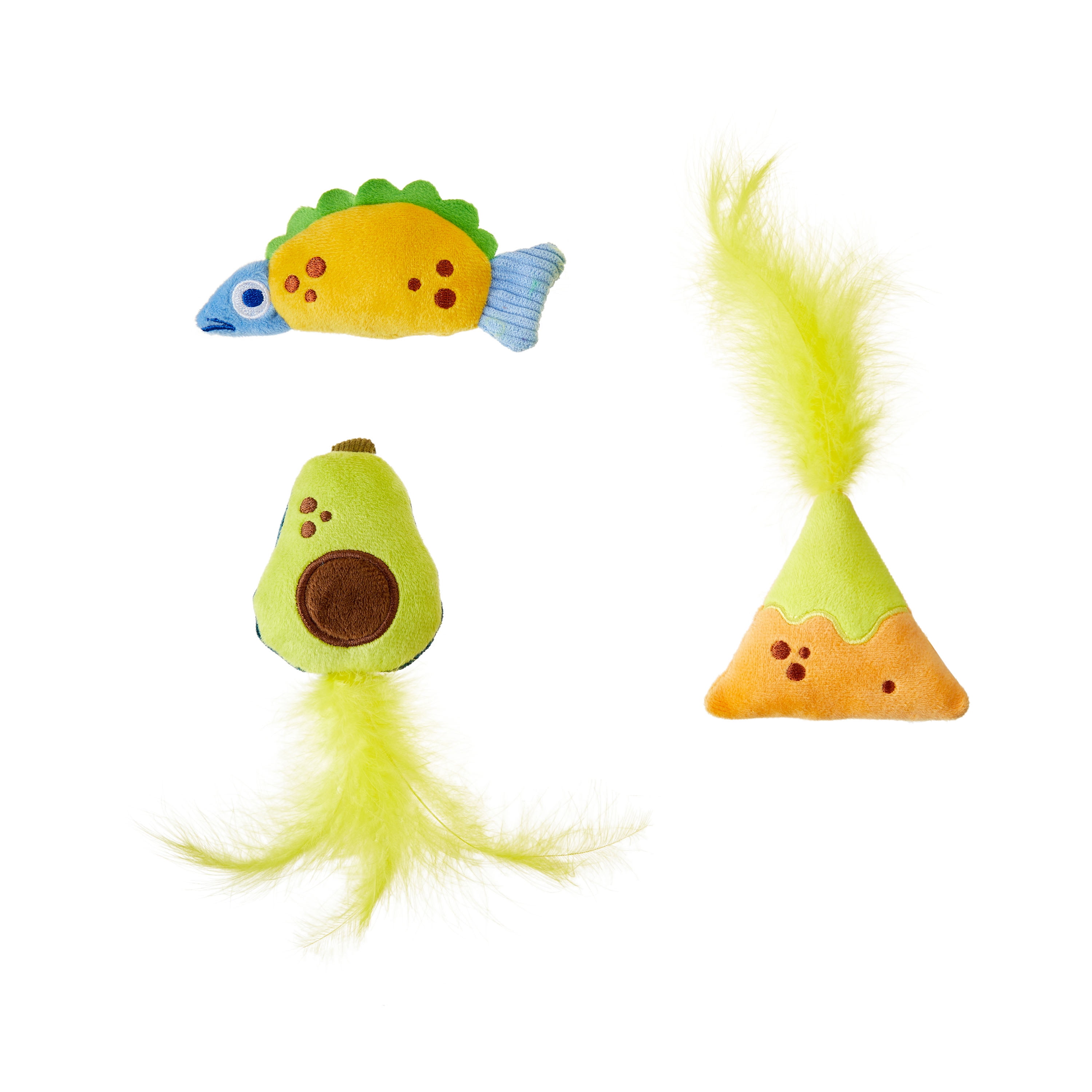 Vibrant Life Fiesta Cat Toys with Catnip, Multicolor, 3 Pack