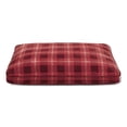 thumbnail image 1 of Vibrant Life Large Deluxe Gusset Pillow Pet Bed, 42" x 32", Fireside Plaid, 1 of 3