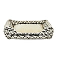 thumbnail image 1 of Vibrant Life Boho Bolster Pet Bed, Black and Cream, 27 in x 21 in, 1 of 6