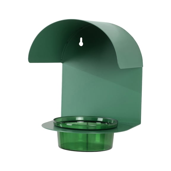 Vibrant Life Mounted Platform Bird Feeder, Green Lily, 0.5 lb Capacity