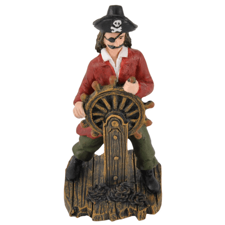Vibrant Life Pirate Aquarium Decor, Multicolor, 2.16" x 2.12" x 4.25"