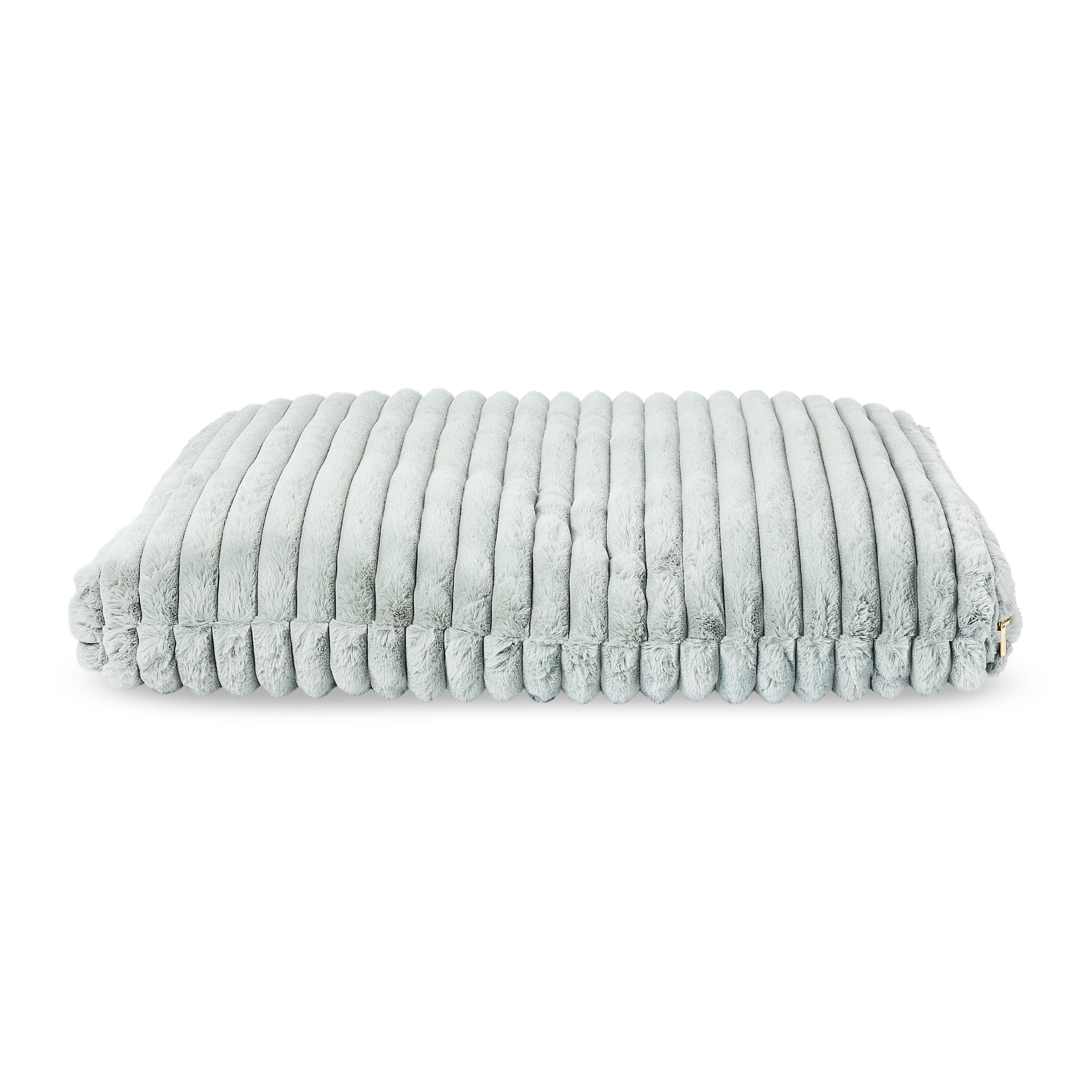 Vibrant Life Medium Ribbed Orthopedic Dog Bed, Gray, 35" x 26"