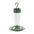 thumbnail image 1 of Vibrant Life 16 oz Green Scalloped Hummingbird Feeder with Flower Ports, 1 of 9