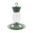thumbnail image 1 of Vibrant Life Plastic Scalloped Tube Hummingbird Feeder, Green, 32 oz Capacity, 1 of 9