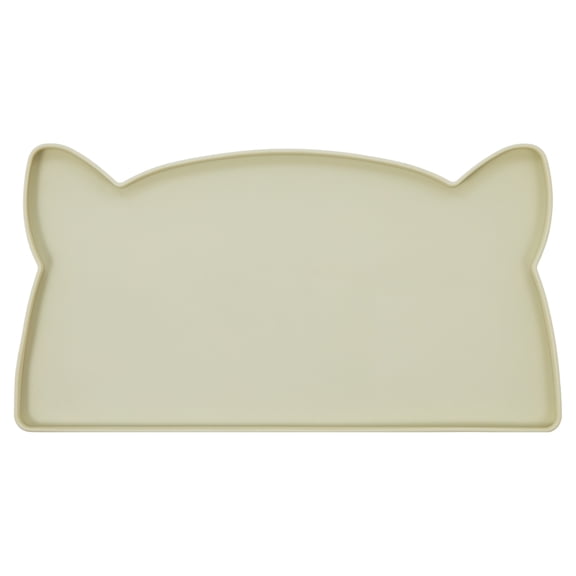 Vibrant Life Silicone Cat Feeding Mat, White, 17.5" x 9"