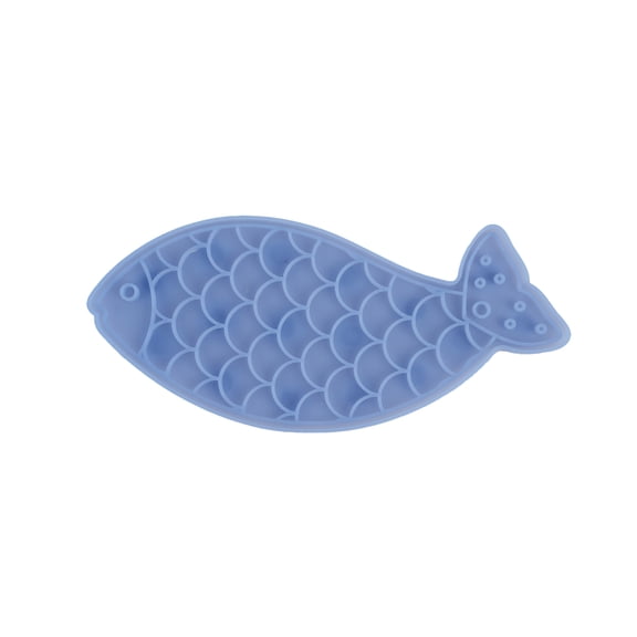 Vibrant Life Silicone Blue Fish Cat Lick Mat