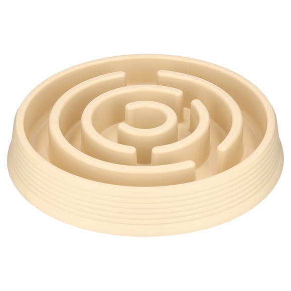 Vibrant Life 3.2-Cup Silicone Slow Pet Feeder for Dogs and Cats, Beige