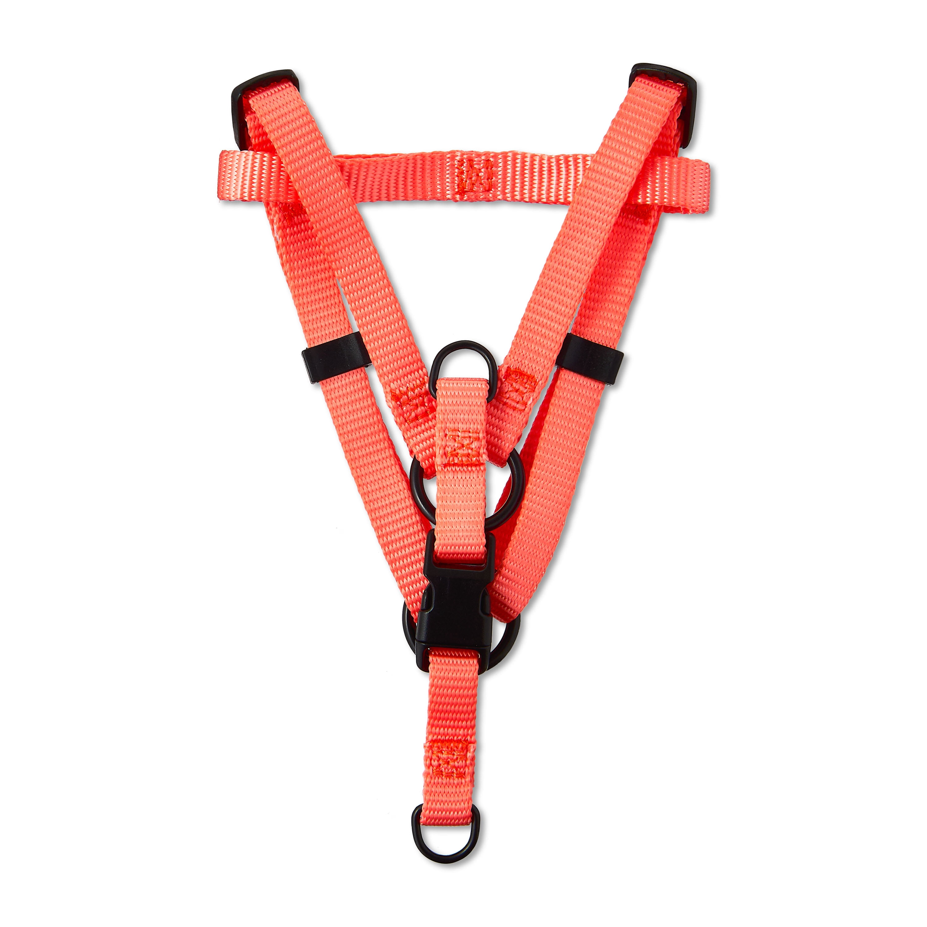 Vibrant Life Polyester Adjustable Step-in Dog Harness, Coral, S