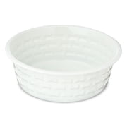 Vibrant Life Small Stainless Steel Embossed Dog Bowl, White Bones