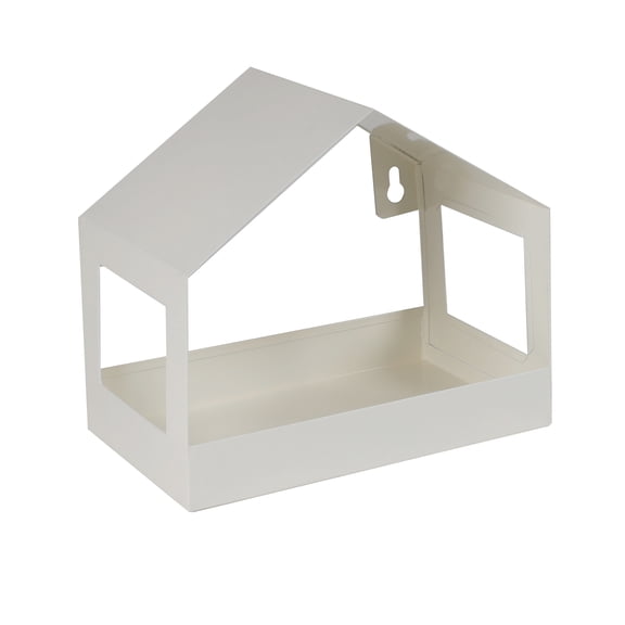 Vibrant Life Window Bird Feeder, White, 1.35 lb Capacity