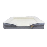 Vibrant Life Extra Large Orthopedic Pet Bed, Blue, 35" x 48"