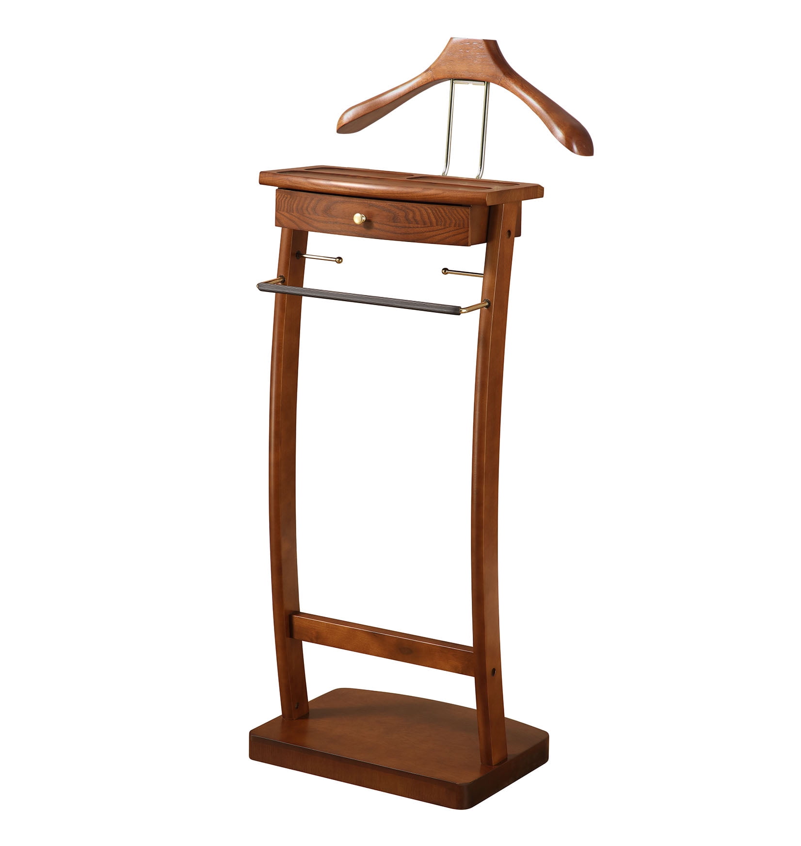 Proman Products Kingsman Valet Stand - Walnut - Walmart.com
