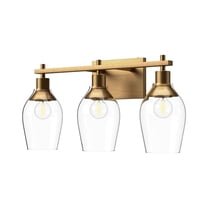 VL538322AGCL-Alora Lighting-Kingsley - 3 Light Bath Vanity-10.75 Inches Tall and 21.88 Inches Wide-Aged Gold Finish