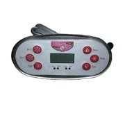 VL600S Spa Side Control with Legacy Overlay, Jet 1-Warm, Jet 2-Mode & Light-Cool