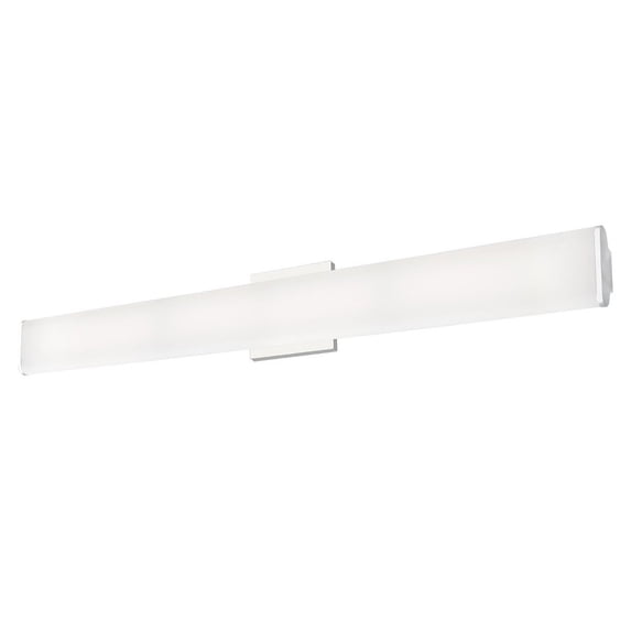 VL60236-CH-Kuzco Lighting-Ferguson - 36.13 Inch 40W 1 LED Bath Vanity Chrome Finish with White Acrylic Glass