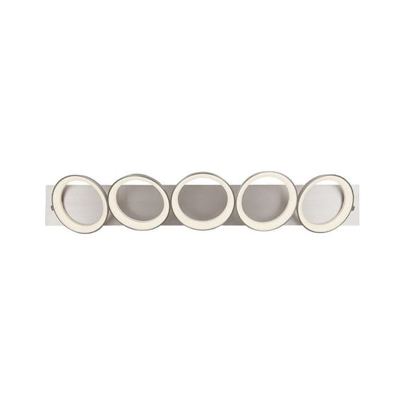 VL94842-AS-Kuzco Lighting-Oros - 42.5 Inch 48W LED Bath Vanity-Antique Silver Finish
