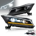 thumbnail image 1 of VLAND Dual Beam Headlights for Honda Accord LX EX LX-P EX-L Sedan 4-Door 2008 2009 2010 2011 2012, 1 of 10